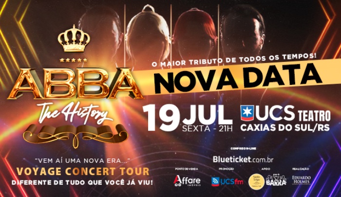 Abba The History Voyage Concert Tour em Caxias do Sul